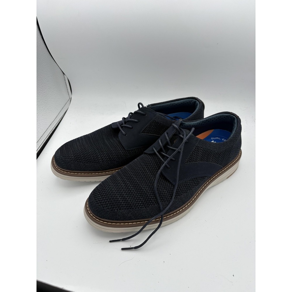 Nunn Bush Shoes Mens Size 8 Blue Knit Dual Comfort Arch Tech‎ Sneakers Casual